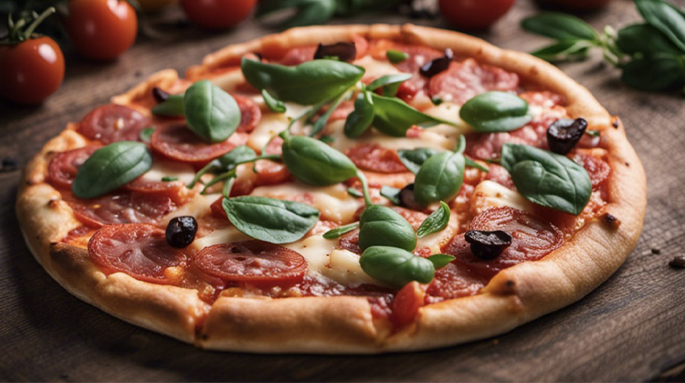 AI-generert pizza